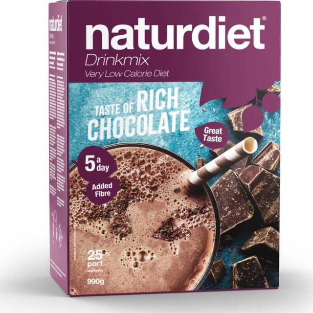 Naturdiet Drinkmix VLCD Rich Chocolate 25 st