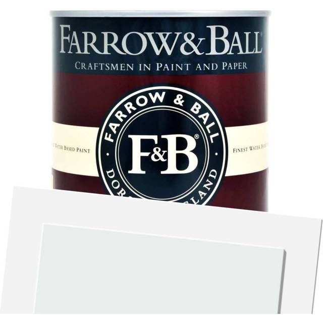 Farrow and Ball Exterior Eggshell, Cabbage White No. 269 750ml, Exterior Eggshell Paint with 6 Year Protection, Paints, Fence P