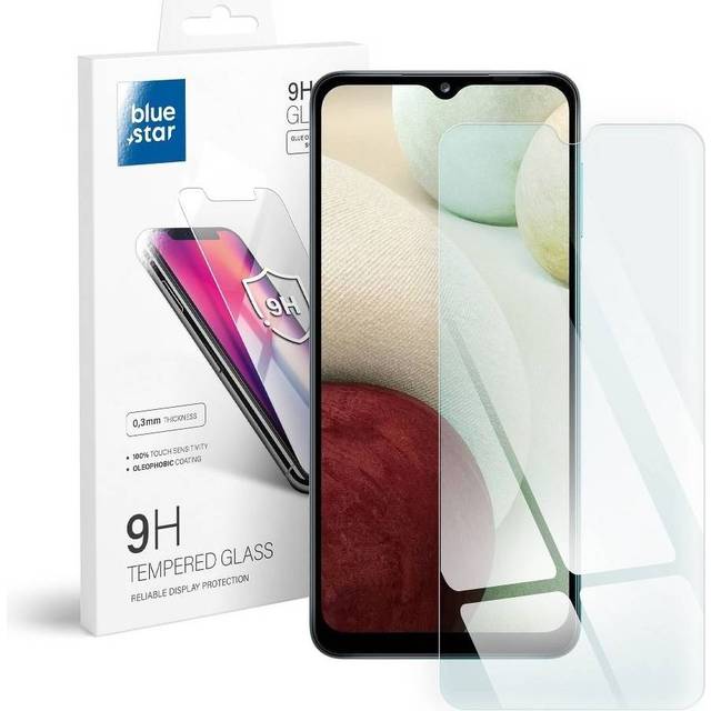 Blue Star Samsung Galaxy A12/M12 HÃ¤rdat Glas SkÃ¤rmskydd
