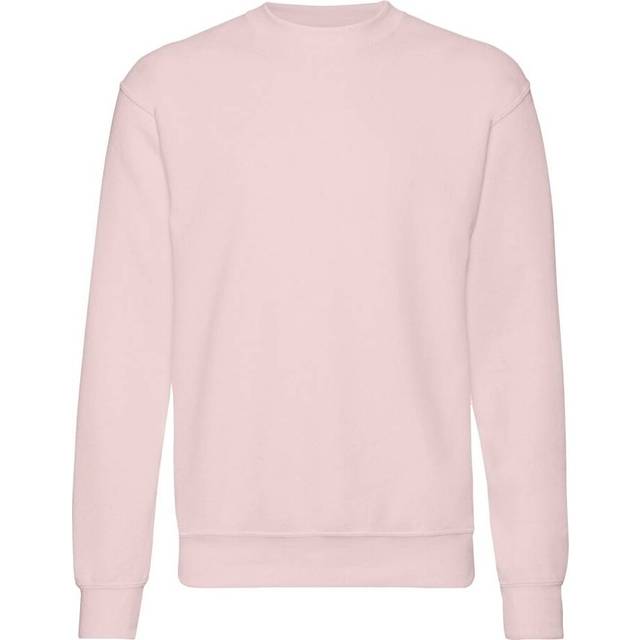 (2XL, Powder Rose) Fruit Of The Loom Mens Set-In Belcoro Yarn Sweatshirt