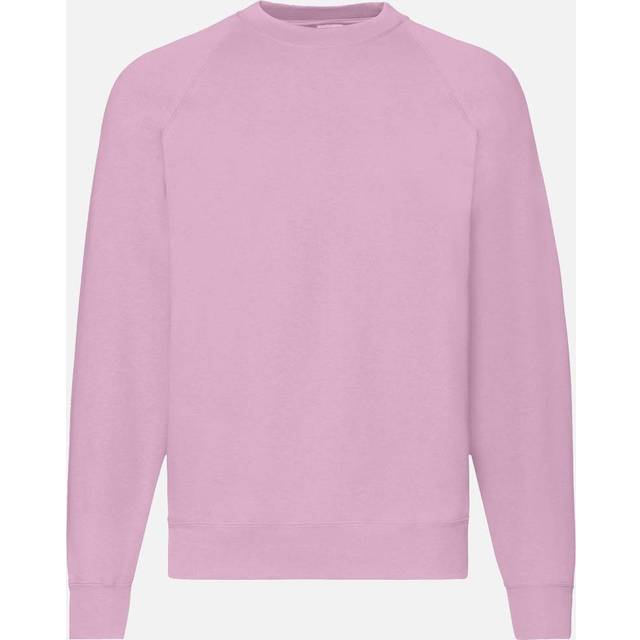 (XL, Light Pink) Fruit Of The Loom Mens Raglan Sleeve Belcoro Sweatshirt