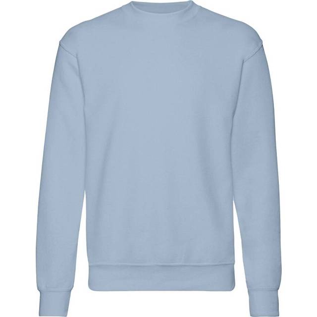 (M, Mineral Blue) Fruit Of The Loom Mens Set-In Belcoro Yarn Sweatshirt
