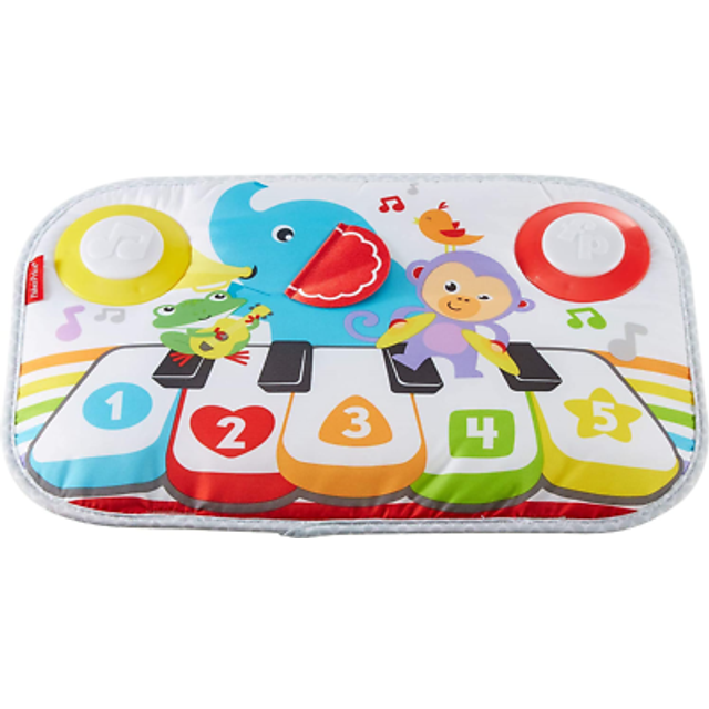 Fisher-price my cot piano with bars sounds melodies and lights for babies