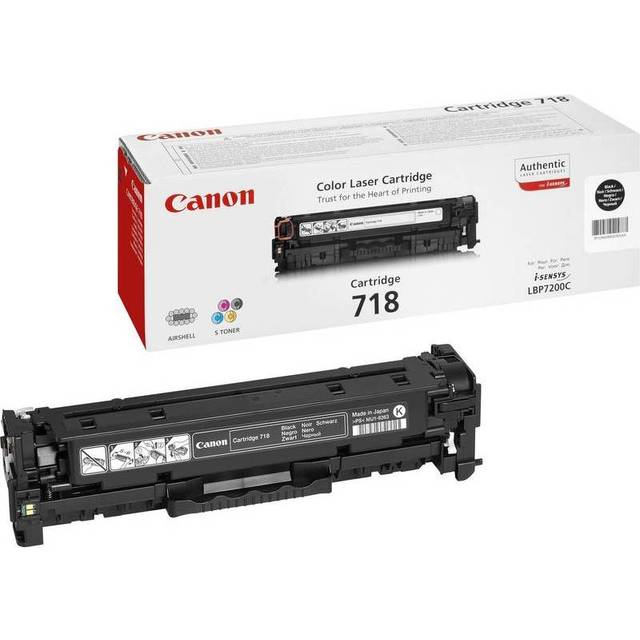 Canon 718 Black Toner cartridge - 1-pack Black