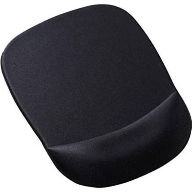 Sanwa Supply Mouse Pad with Memory Foam Wrist Rest (Black) MPD-MU1NBK2 svart