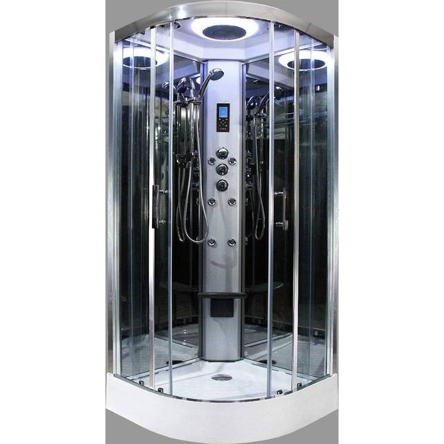 Insignia Non Steam Enclosure Shower Cabin 900x900 Premium Quadrant Chrome Frame