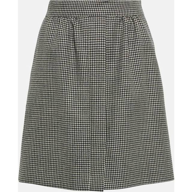 Max Mara Toano houndstooth wool miniskirt - multicoloured (UK 12)