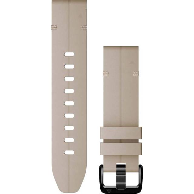 Armband Garmin Quickfit 20 Läder ljusgrått