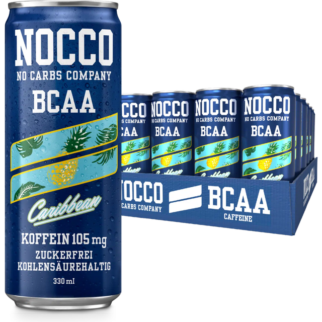 NOCCO BCAA Caribbean 330 ml x 24 st