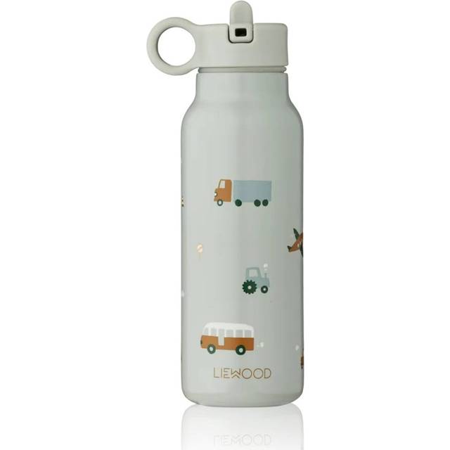 Liewood Falk vattenflaska 350 ml Vehicles/dove blue - Blå