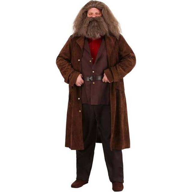 Deluxe Plus Size Harry Potter Hagrid Costume - Yellow&#47;Orange&#47;Brown (3X)