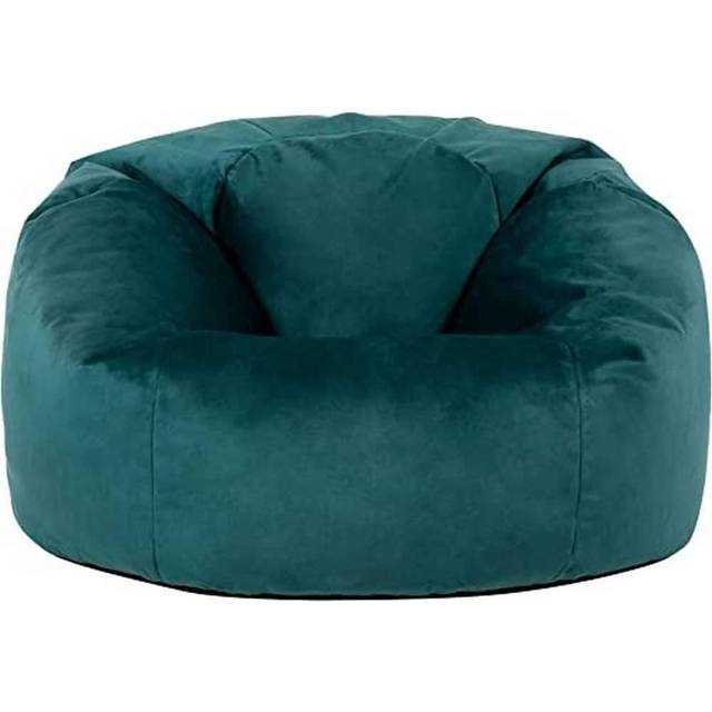 icon Aurora Classic Velvet Bean Bag - Grey