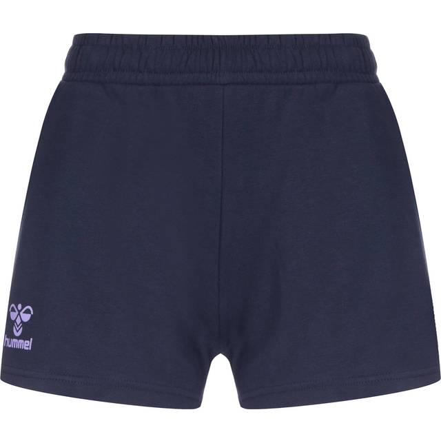 hummel hmlSTALTIC bomullsshorts dam, marinblå/paisley lila