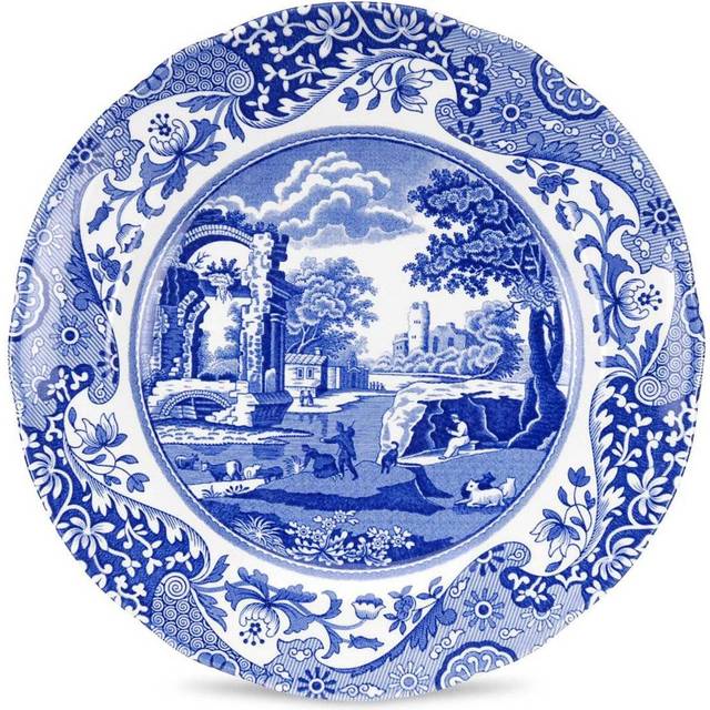 Spode Blue Italian side plate/tea plate 20 cm/ 8 inch