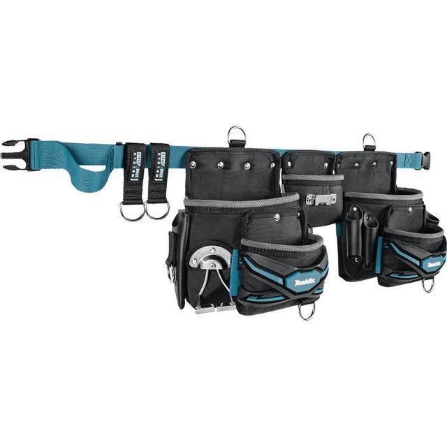 E-05169 3 Pouch Super Heavyweight Duty Tool Belt Set + Strap Loop System - Makita