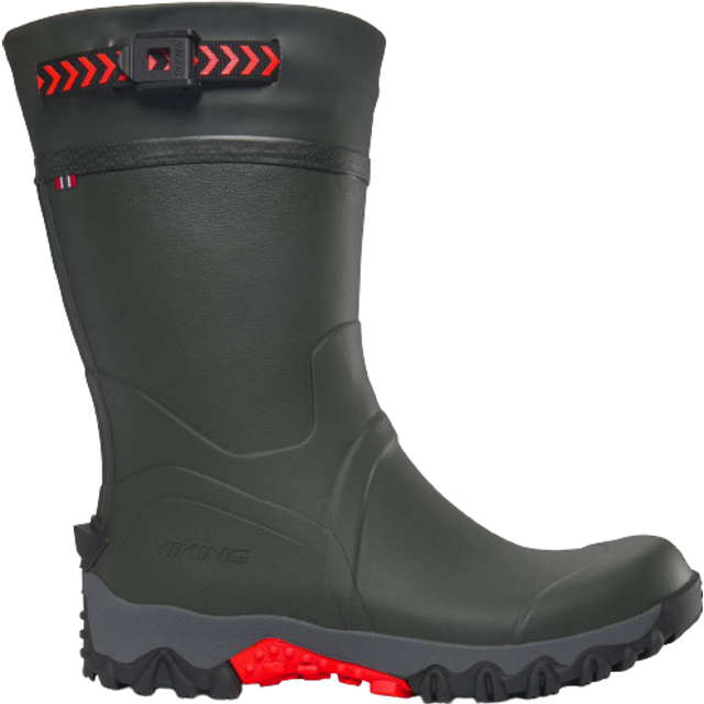 Viking Unisex Trophy Mid Rain Boot, Huntinggreen, 46 EU bred
