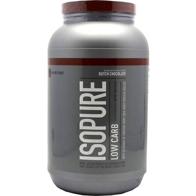 Isopure  Low Carb Protein Powder  Dutch Chocolate  3 lb (1.36 kg)