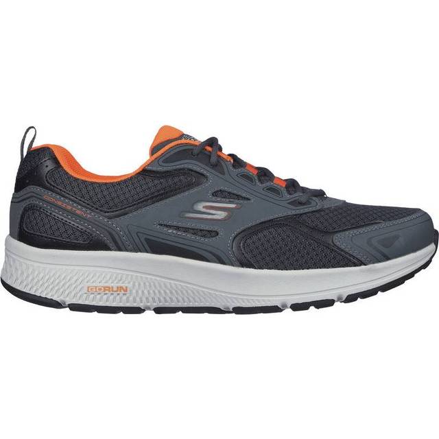 Skechers herr Go Run Consistent Sneaker, Grå orange, 8.5 X-Wide