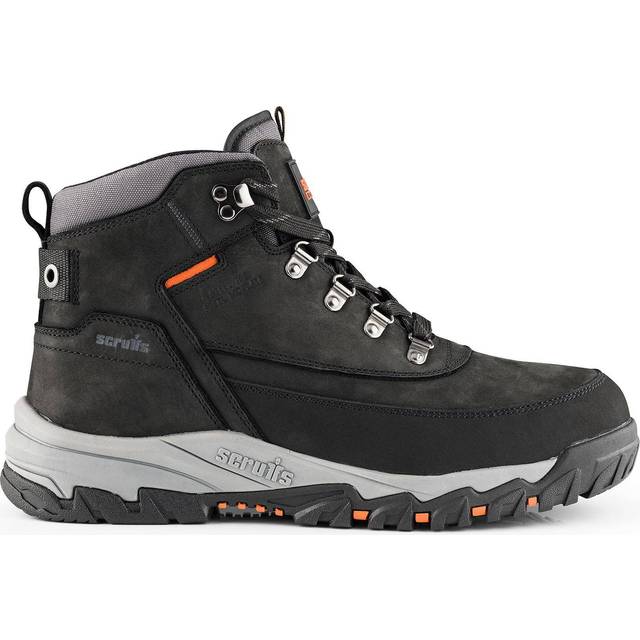 Scruffs scarfell safety work boots black mens steel midplate & toe cap uk size 7