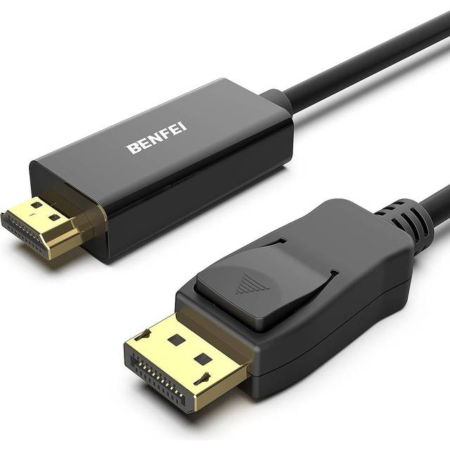 DisplayPort to HDMI 6 Feet Cable Benfei DisplayPort to HDMI Male to Male Adapter Gold Plated Cord for Lenovo HP ASUS Dell and other brand
