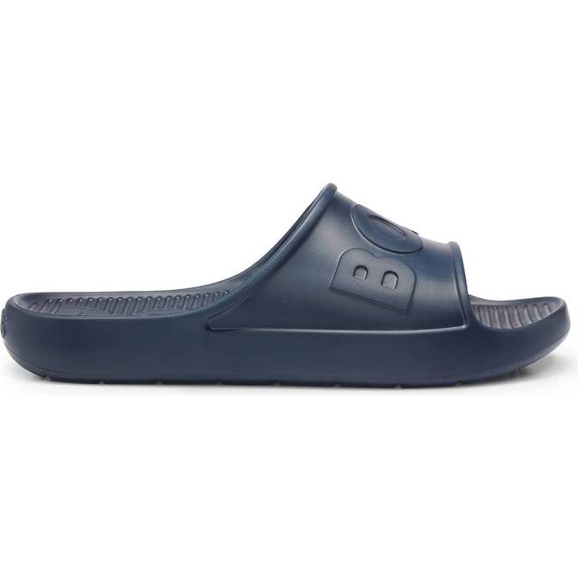 Hugo Boss - Darian Dark Blue Lightweight Eva Slides With Logo Strap 50498207 U.K 7 (41)