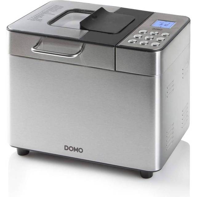 DOMO B3971 brödbakningsmaskin svart, silver (matt), plast