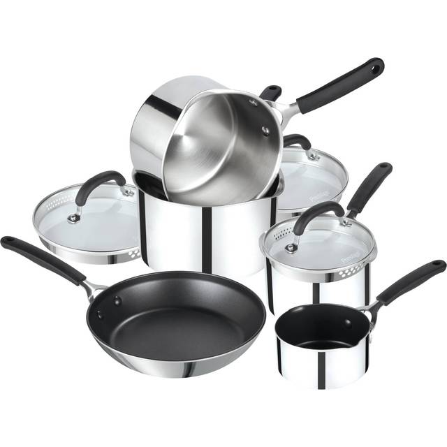 Prestige Made To Last Cookware Set 5Pce, Silver