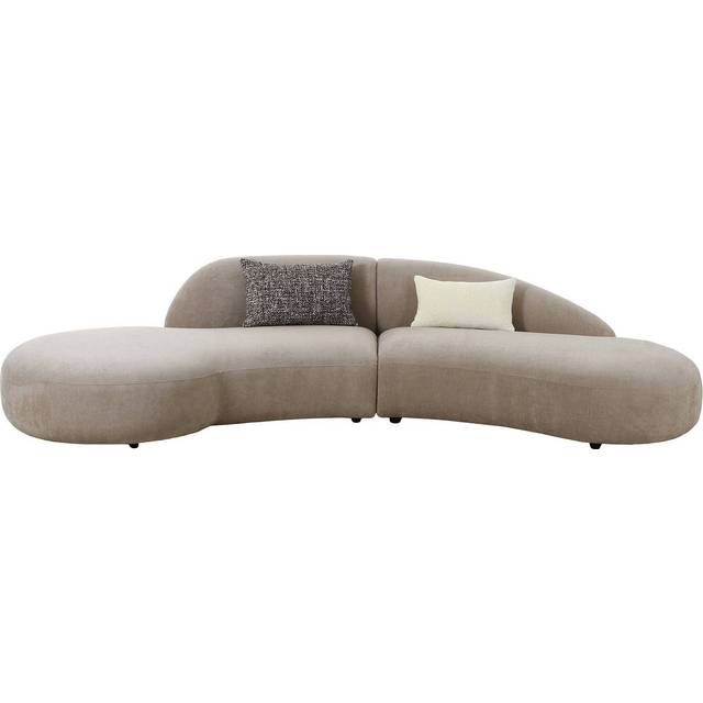 Venice soffa med 2 kuddar natur.