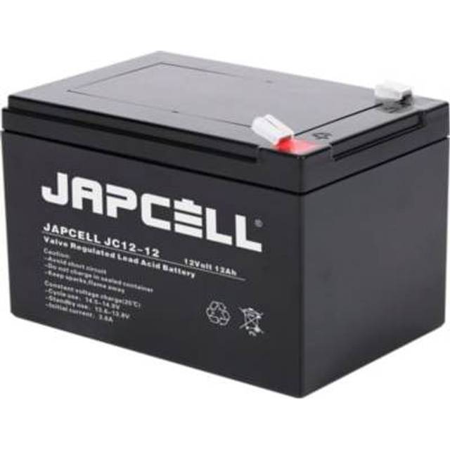 Japcell blybatteri JC12-12 AGM, 12V/12Ah