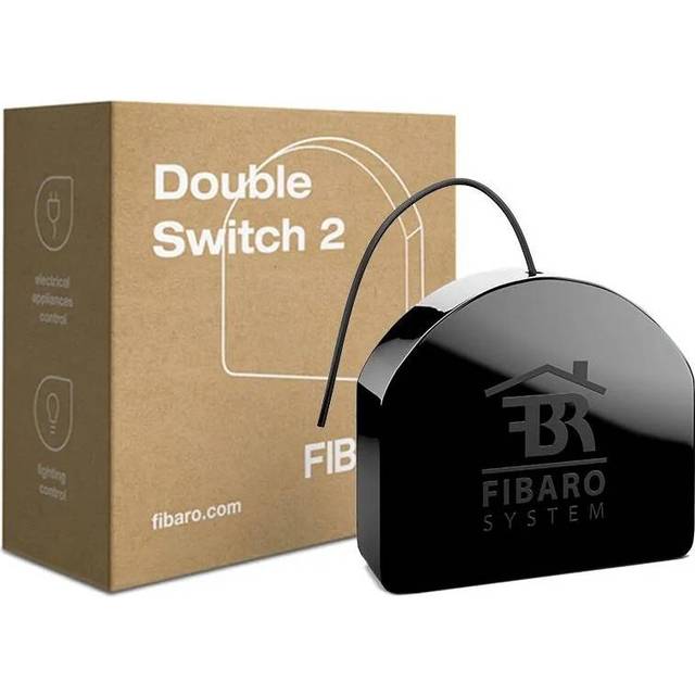 Fibaro Fibefgs-223 Power Relay - Electrical Relays (110-230 V, Black)