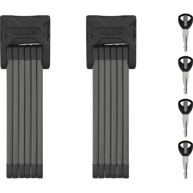 Abus Bordo 6000K - L&#xE4;nkl&#xE5;s Black + SH Twinset 90 cm