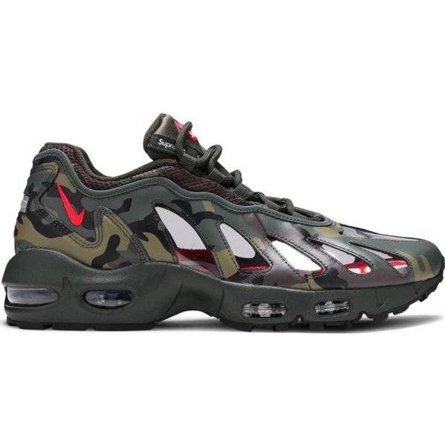 Nike x Supreme Air Max 96 'Camo' CV7652-300 - Green/Red/White