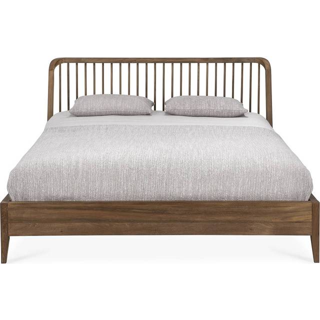 Ethnicraft - Spindle Bed - Reclaimed Teak - For mattress 160X200 - Sängar - Nathan Yong - Träfärgad