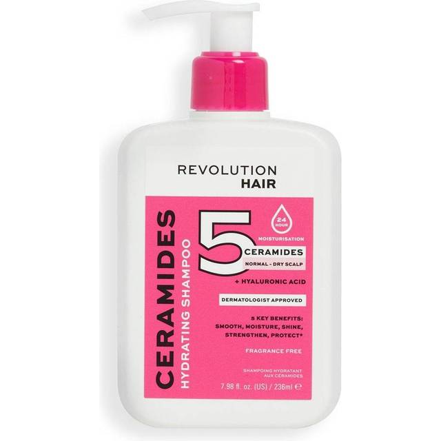 Revolution haircare 5 ceramides + hyaluronic acid moisture lock shampoo