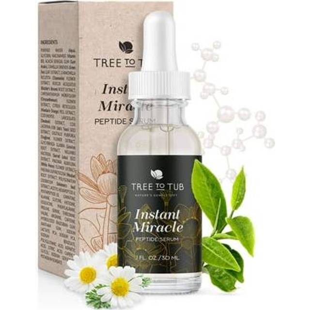 Tree to Tub Anti-Aging Peptide & Niacinamide Serum For Face 1 fl oz