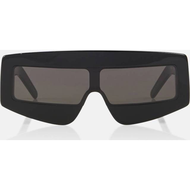 Rick Owens Black Porterville Phleg Sunglasses - 0909 BLACK/BLACK - UNI