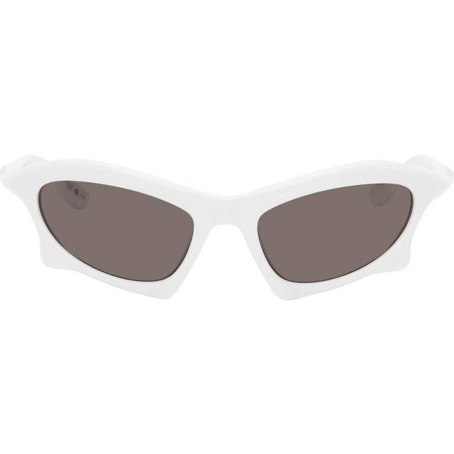 Balenciaga BB 0229S 004, RECTANGLE Sunglasses, MALE - White
