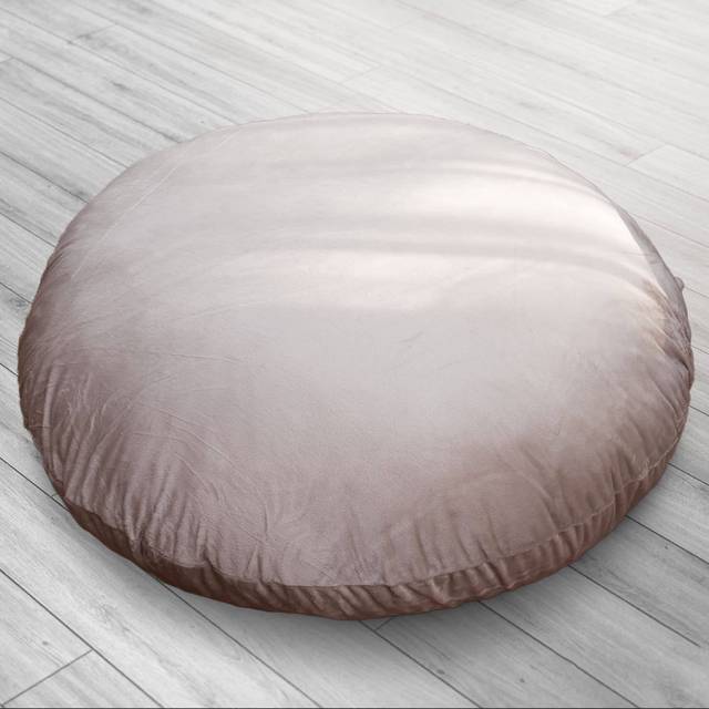 "Cheer Collection Extra Large Floor Pillow  32"""" Round Meditation Cushion  Oversized Yoga Pillow & Floor Cushions for Adults  Floor Pillows for Sitting"