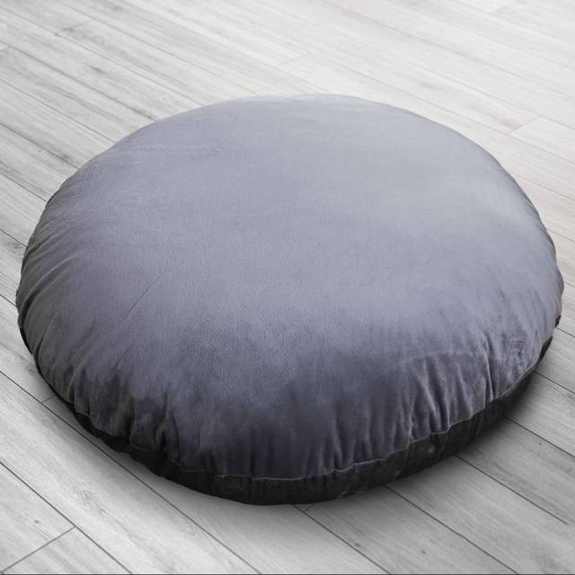 "Cheer Collection Extra Large Floor Pillow  32"""" Round Meditation Cushion  Oversized Yoga Pillow & Floor Cushions for Adults  Floor Pillows for Sitting"