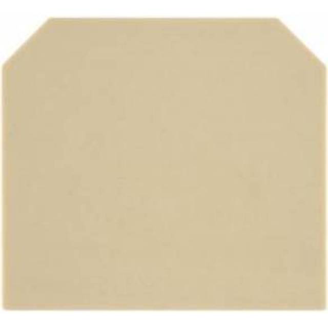 SAK-serien, Tillbehör, Ändplatta, 1,5 mm, beige, AP SAK35/TW SAK16 0303660000 Beige Weidmüller 10 st