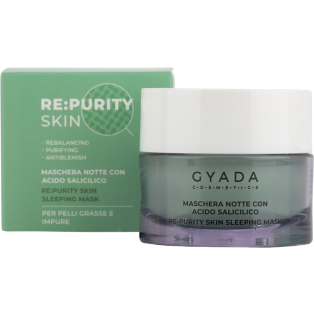 Gyada Cosmetics Re PuritySkin Natmaske Med Salicylsyre 50 ml
