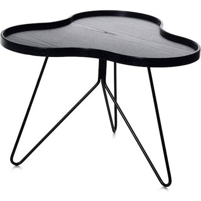 Swedese Flower mono bord 62x66 cm H39 cm Ask svartlaserad