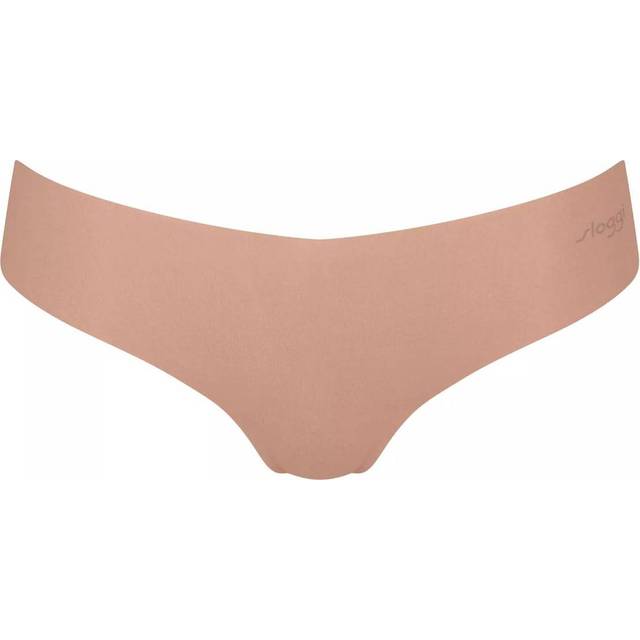 Women's microfiber thong Sloggi Zero 2.0 (x2) - Marron