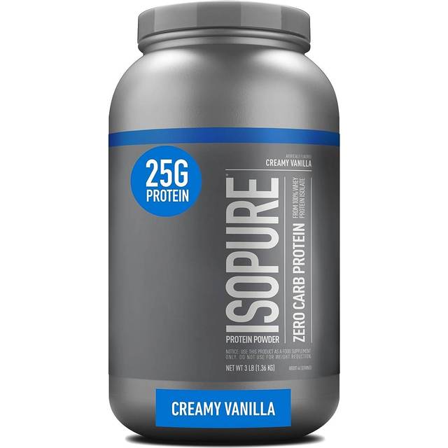 Isopure  Zero Carb Protein Powder  Creamy Vanilla  3 lb (1.36 kg)