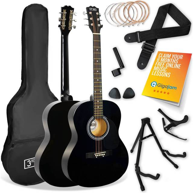3rd Avenue Full Size Acoustic Guitar Premium Pack