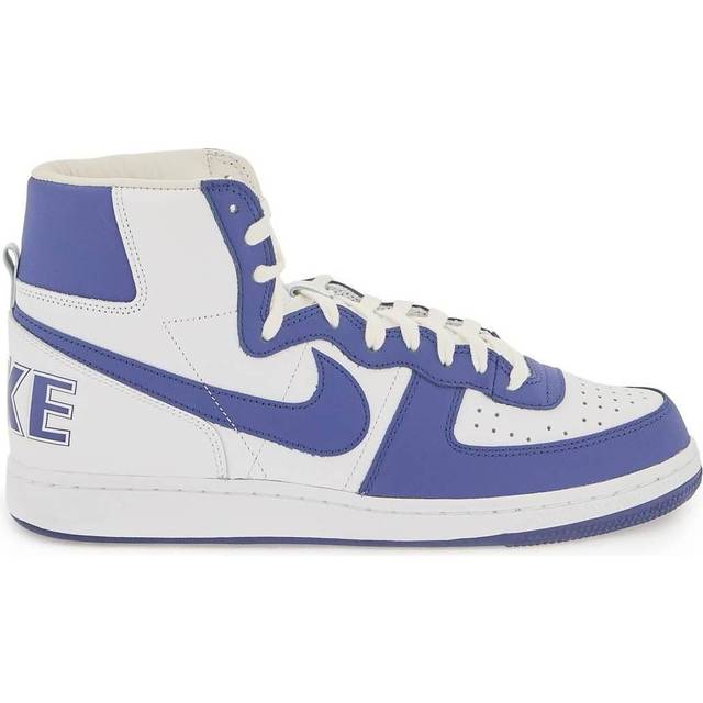 Comme des Garçons Homme Plus Blue & White Nike Edition Terminator High Sneakers - 2 Navy - US 9.5