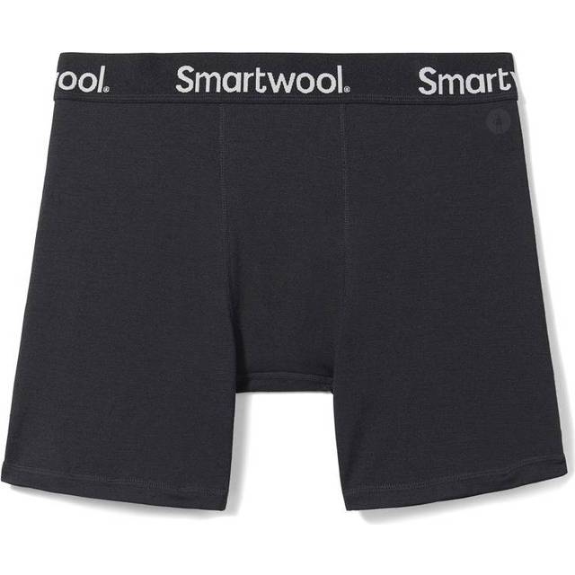 Smartwool Boxer Briefs i Ull, Storlek XXL, Svart - Komfortabelt Underkläder för Löpning och Aktivitet