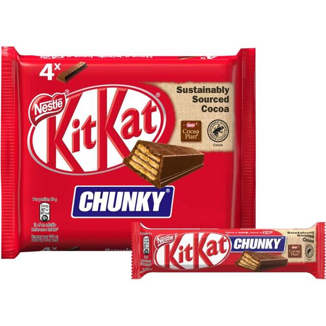 Kit Kat Chunky Milk Chocolate Bars Multipack