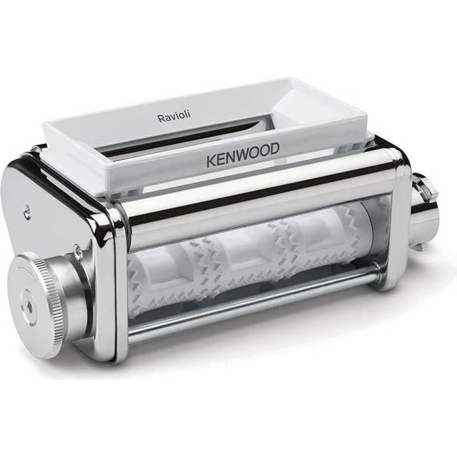 Kenwood Ravioli Maker KAX93.A0ME, Tillbehör för Hemlagad Ravioli, Kompatibel med Chef och kMix Kökmaskin, Slitstarkt Rostfritt Stål, Silver