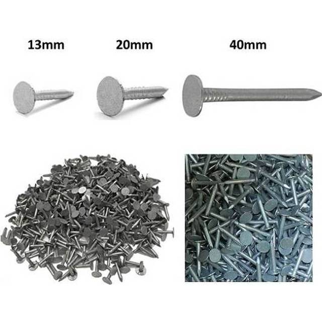 Galvanised Roofing Clout Nails - 13mm - 50 PACK